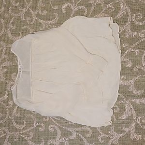 Old Navy 3X white blouse